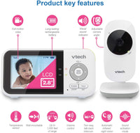 Thumbnail for Vtech VM819 - Video Baby Monitor with Extended Battery Life