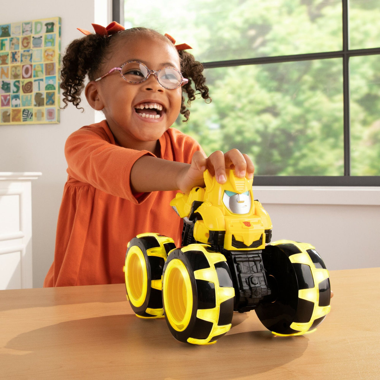 JOHN DEERE - Monster Treads Lightning Wheels Bumblebee/Optimus Prime Vehicle