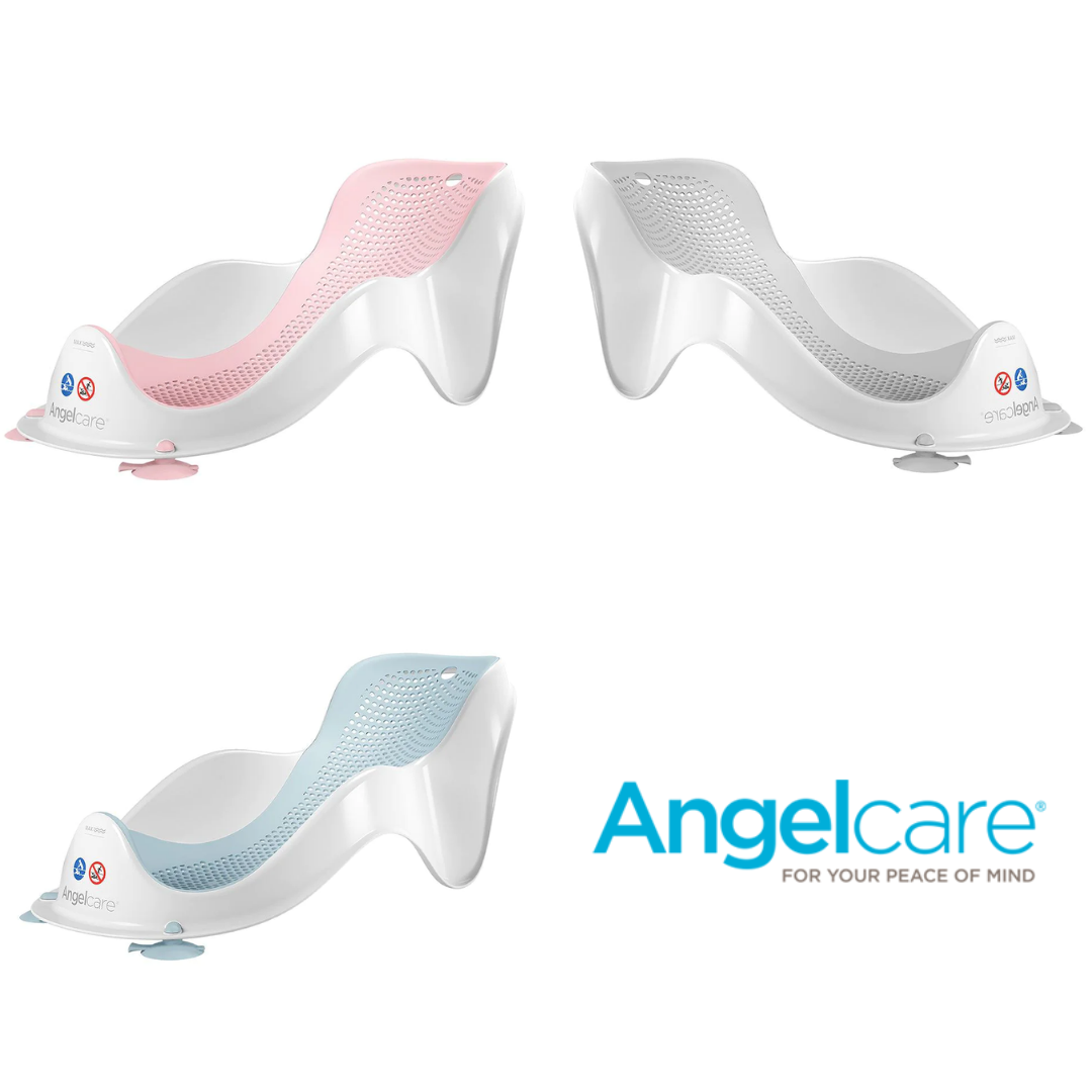 Angelcare Fit Bath Support - Blue/Grey/Pink