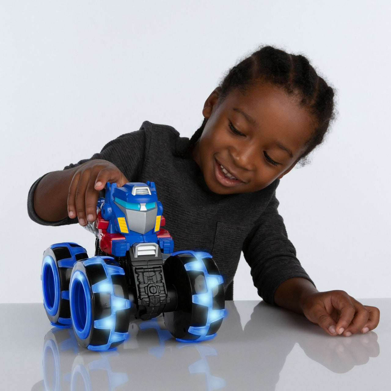 JOHN DEERE - Monster Treads Lightning Wheels Bumblebee/Optimus Prime Vehicle