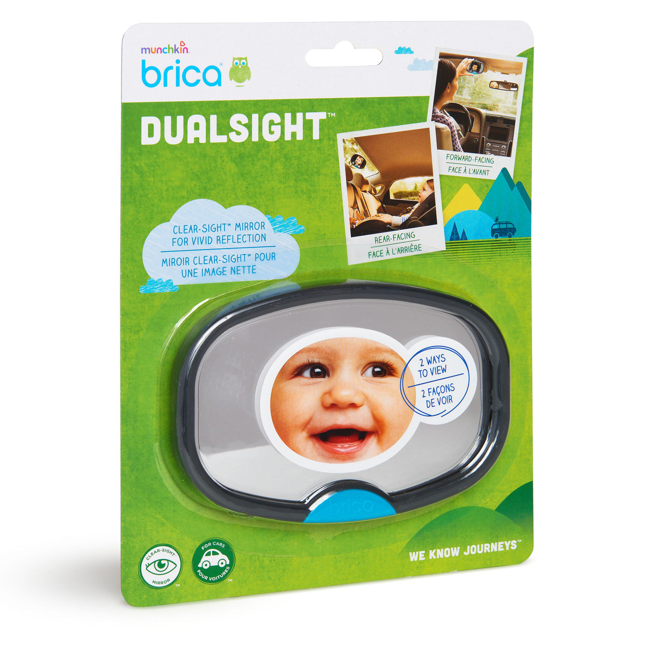 Munchkin Brica Deluxe Stay-In-Place Baby Mirror