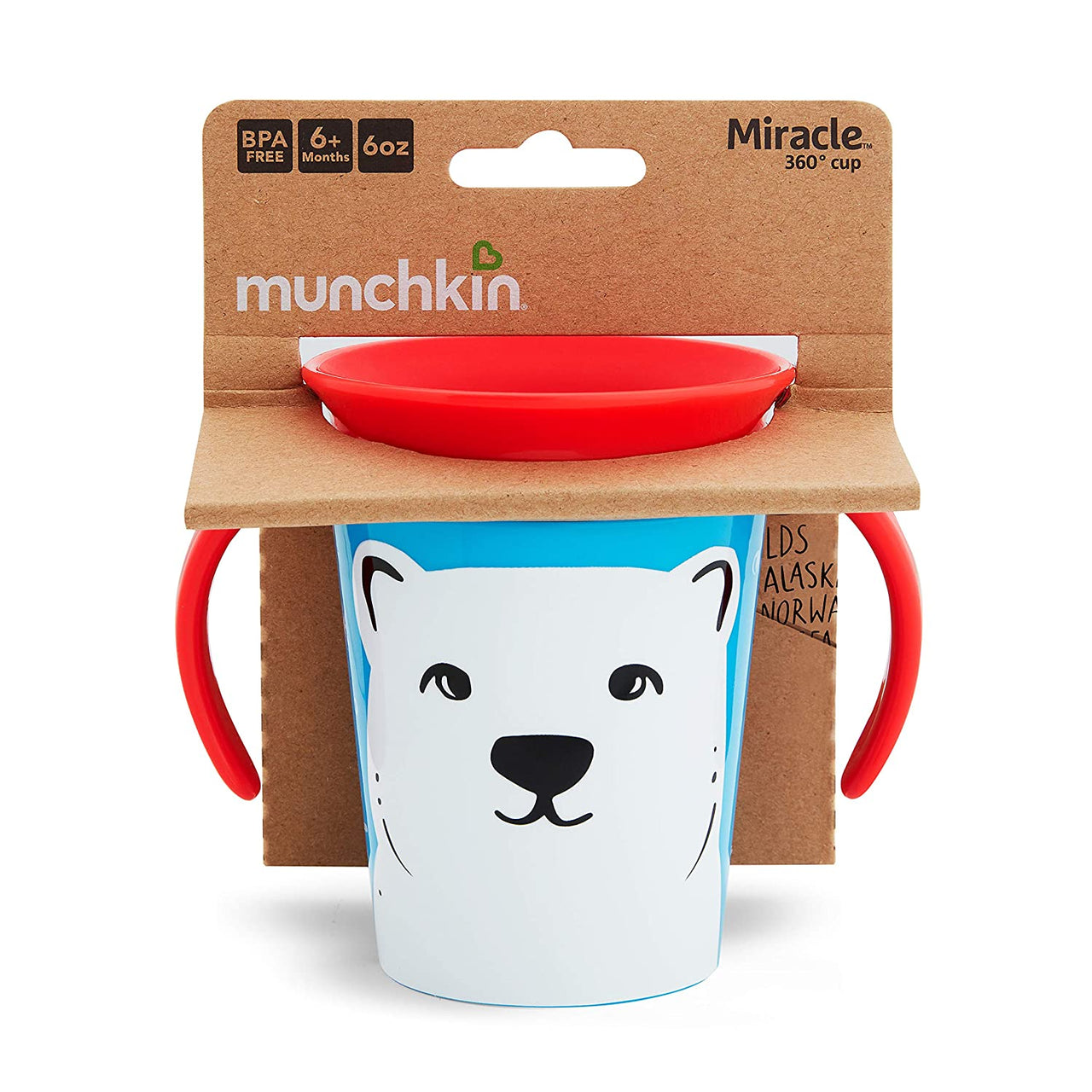 Munchkin Miracle 360 Trainer Cup - Wild Love Polar Bear