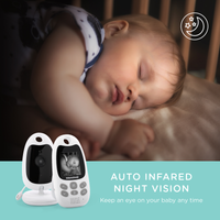 Thumbnail for BabyWombWorld 2.0″ Video Baby Monitor with Audio and Night Vision - BWW 610