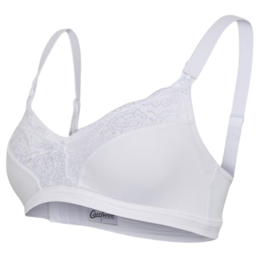 Carriwell Lace Drop Cup Bra - White