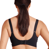 Thumbnail for Seamless Drop Cup Adjustable Bra - Black