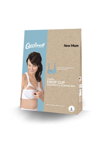 Thumbnail for Seamless Adjustable Drop Cup Bra - White