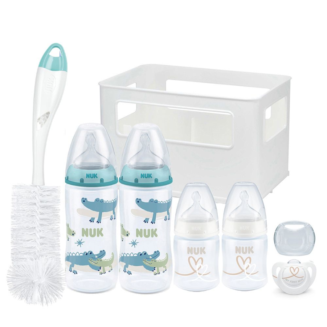 NUK FC+ 4 Bottle Crate Starter Set with Temperature Control