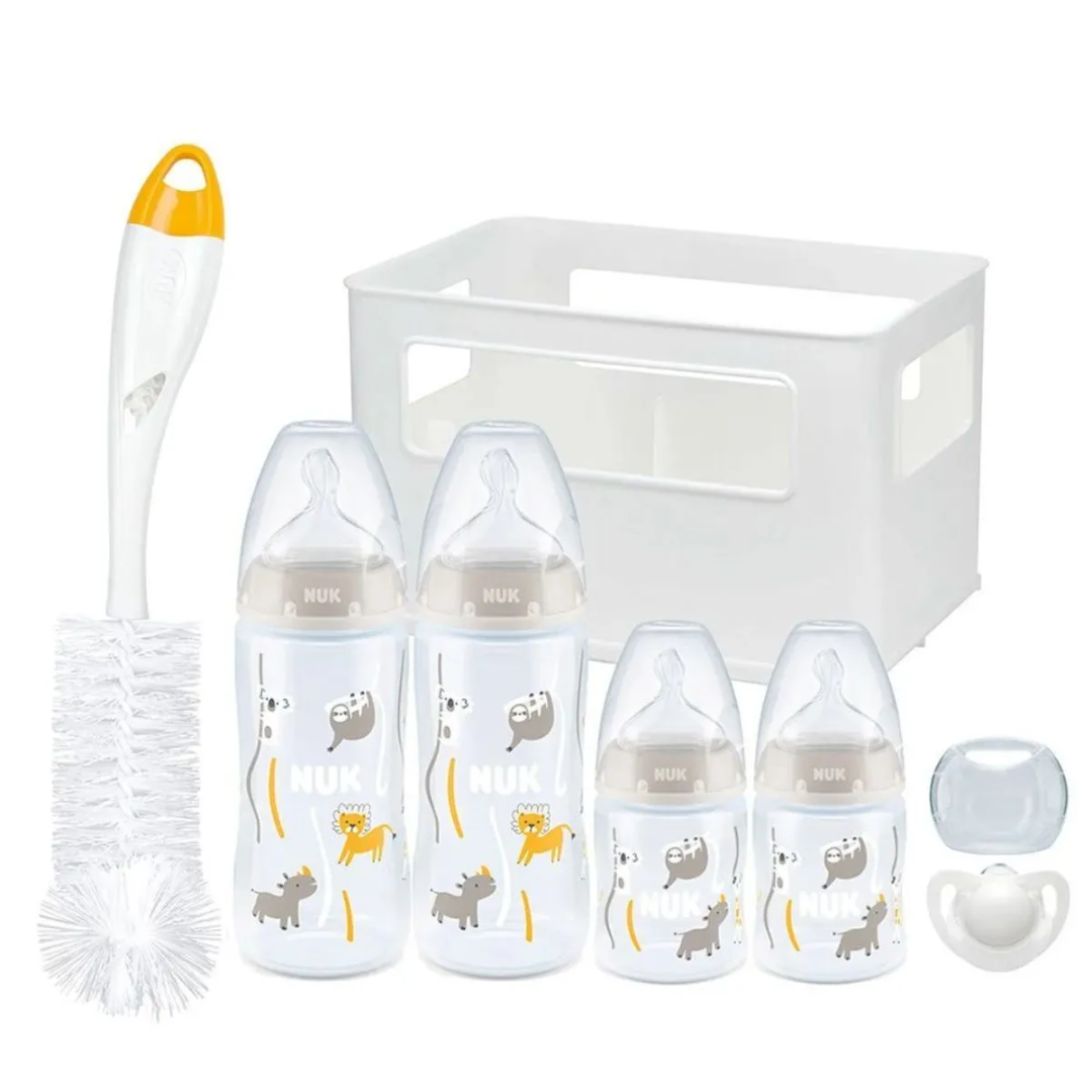 NUK FC+ 4 Bottle Crate Starter Set with Temperature Control