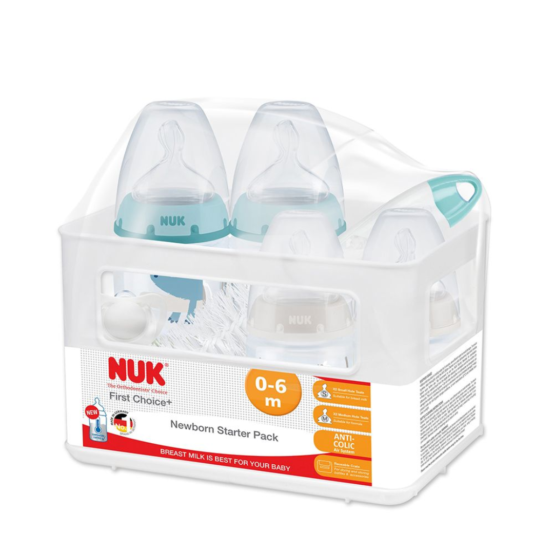 NUK FC+ 4 Bottle Crate Starter Set with Temperature Control