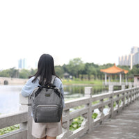 Thumbnail for Nappy Bag - Oxford Backpack - Grey