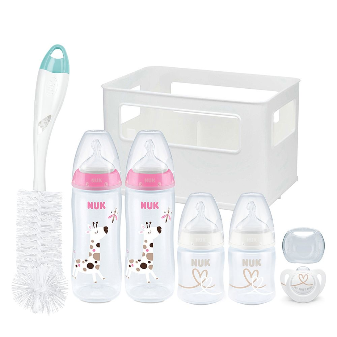 NUK FC+ 4 Bottle Crate Starter Set with Temperature Control