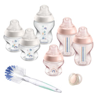Thumbnail for Closer To Nature Newborn Baby Bottle Starter Set - Pink