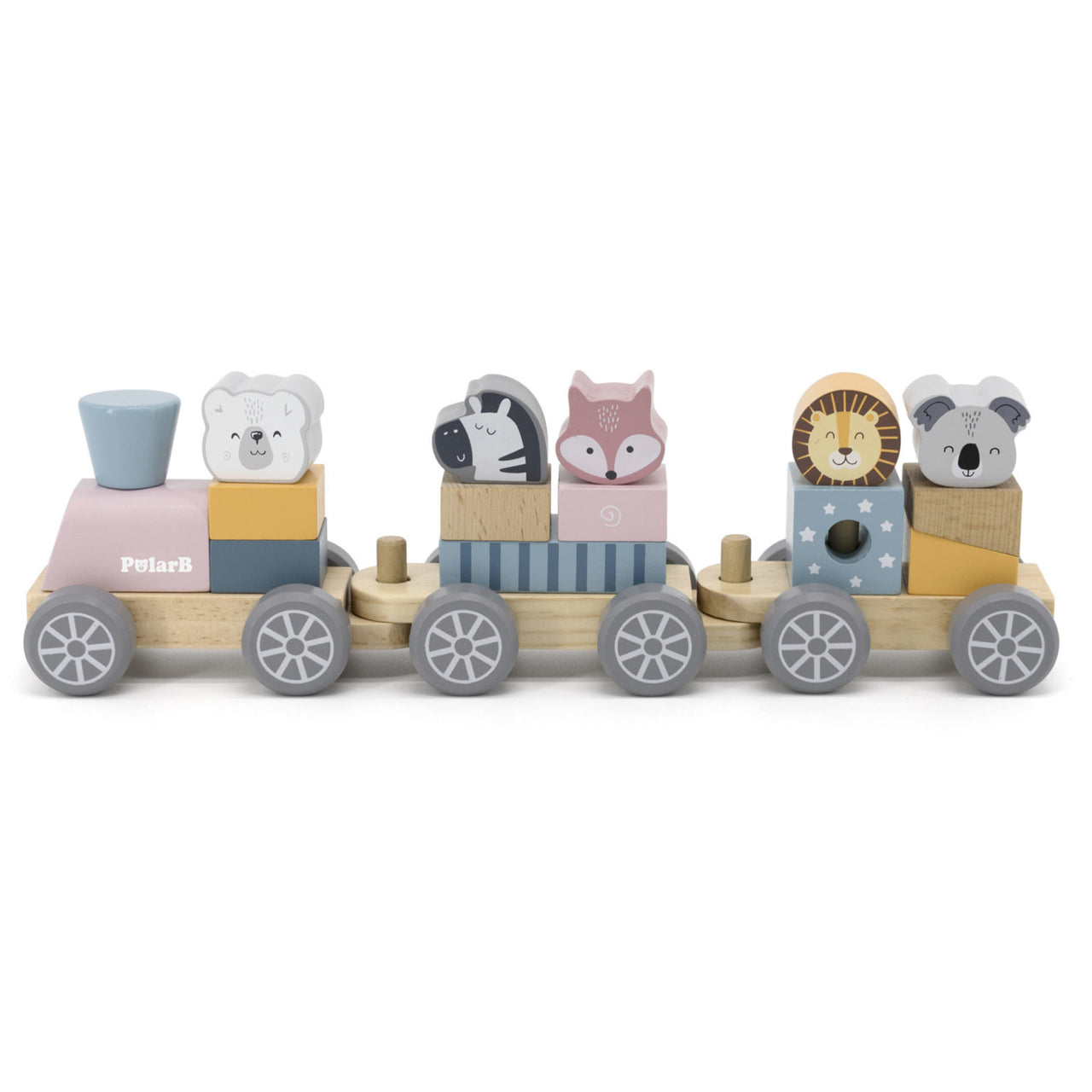 PolarB Wooden Stacking Train