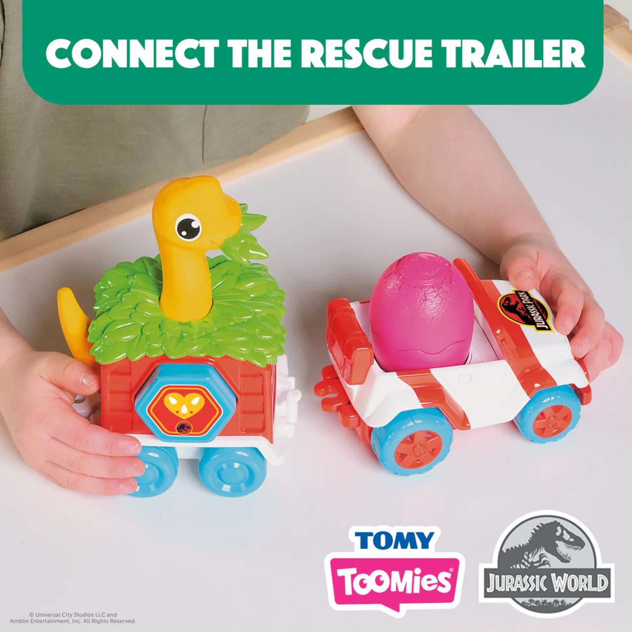 Toomies Jurassic World Adventure Bundle: Dino Rescue Ranger & Spin & Hatch Dino Eggs 2024.09.12