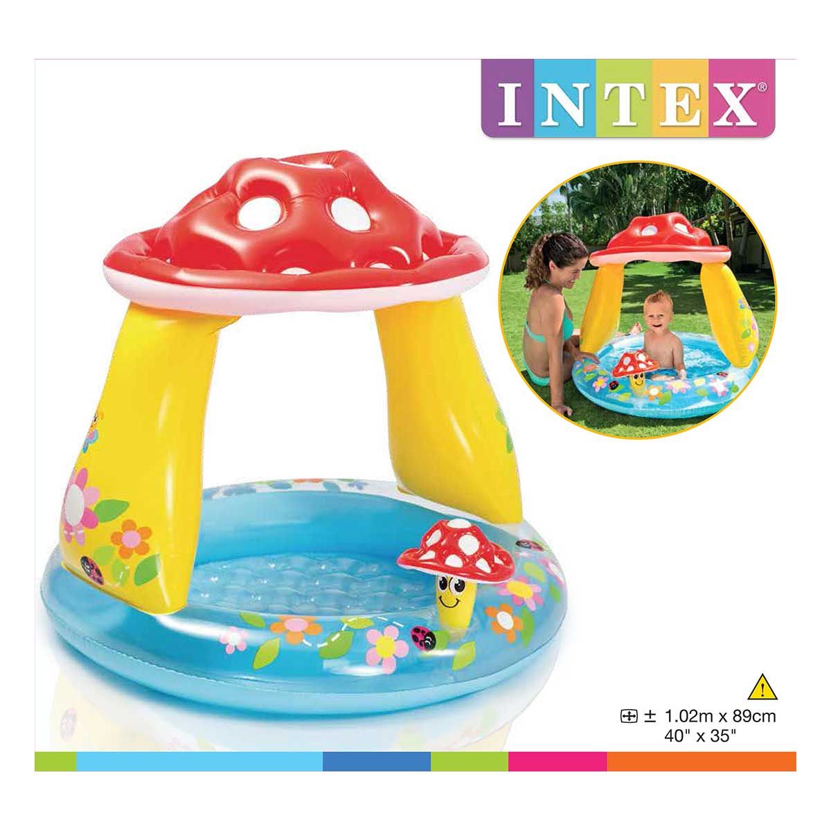 Intex Mushroom Baby Pool (1-3 Years)