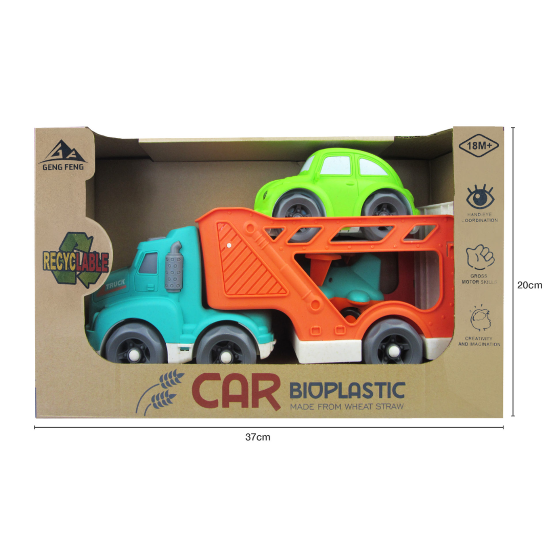 Bioplastic Carrier Truck, Car & Plane Set