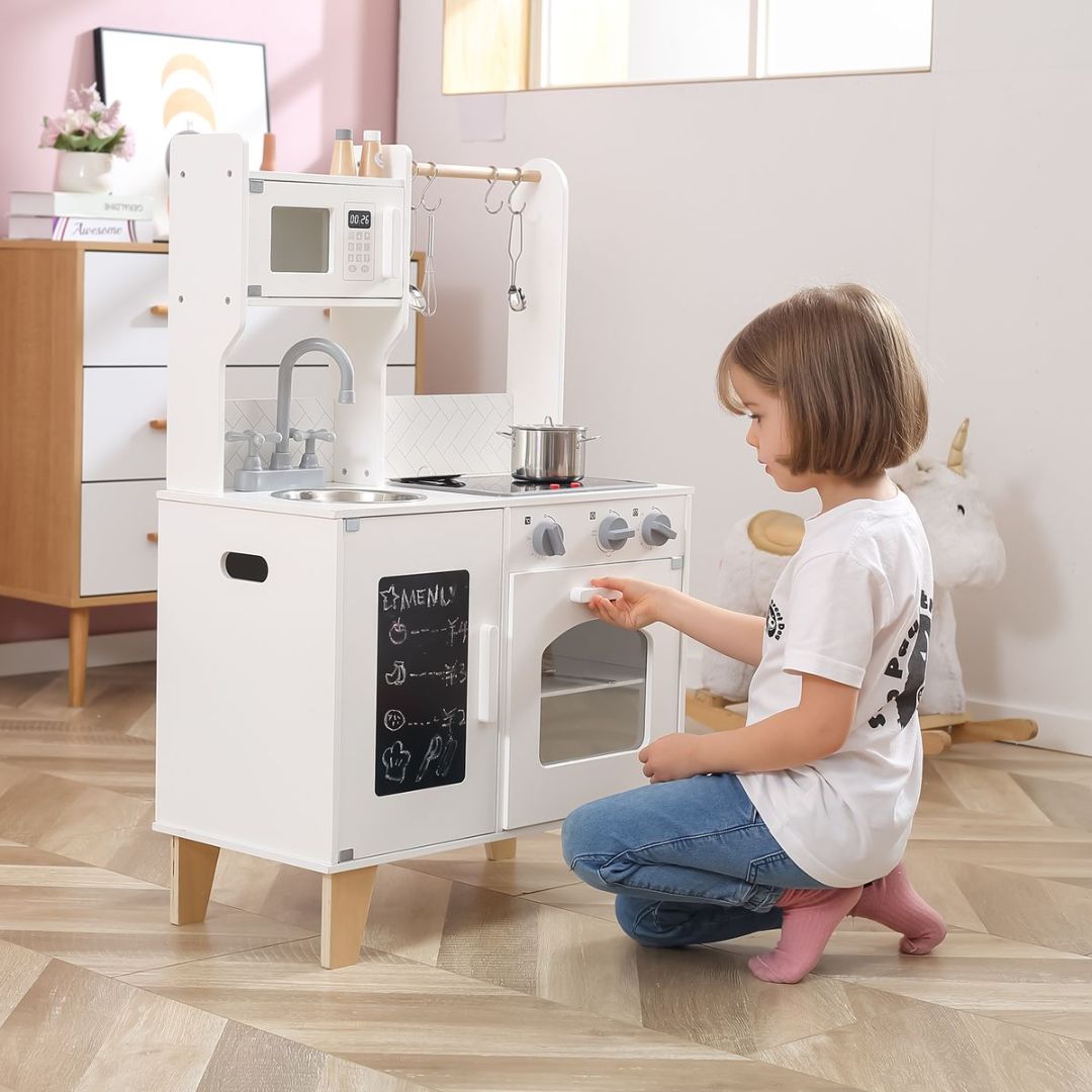 Little Chef's Kitchen with  Light and Sound  - Classic White