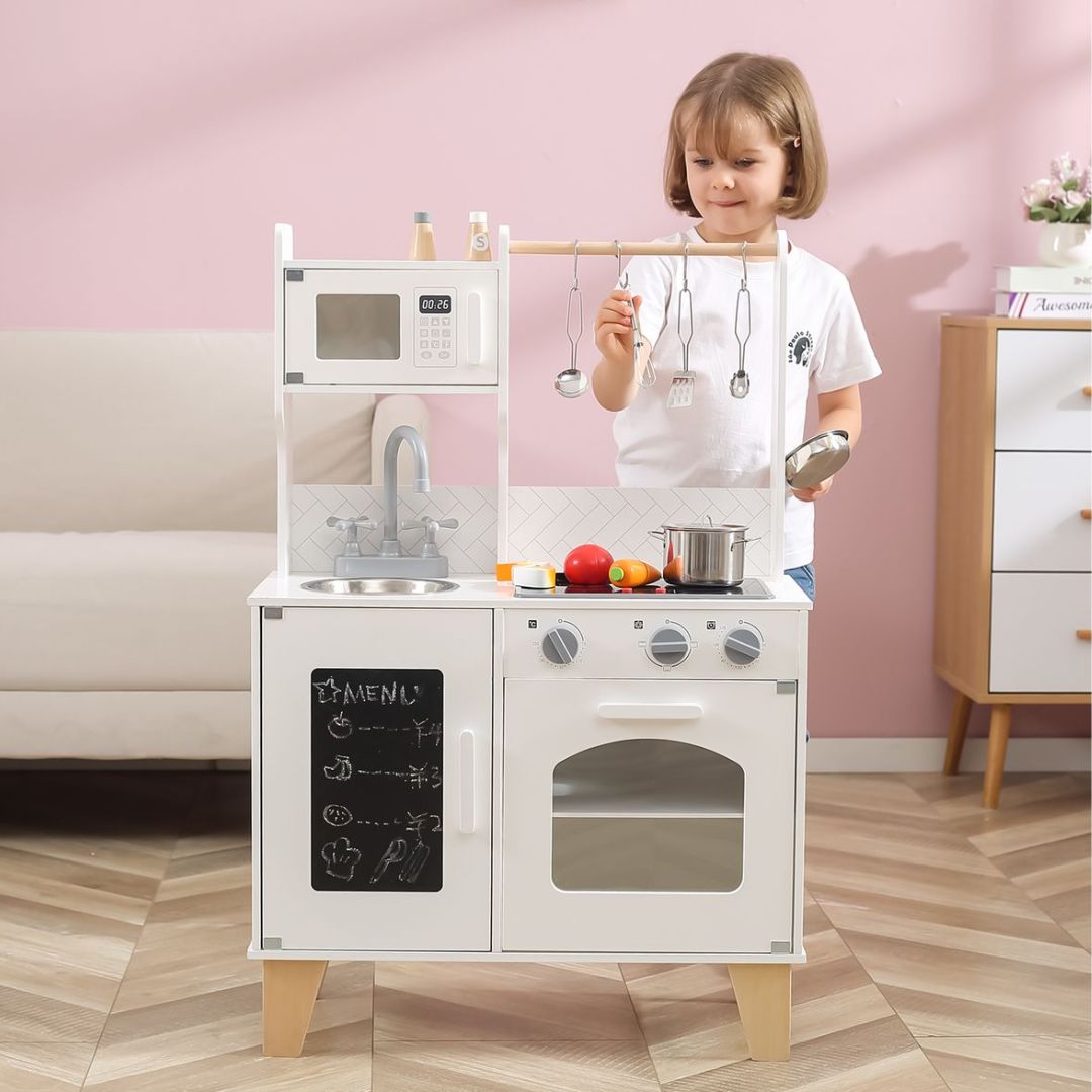 Little Chef's Kitchen with  Light and Sound  - Classic White