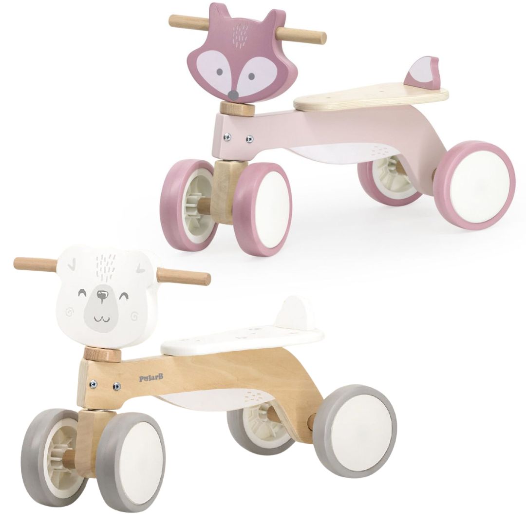 Wooden trike - Polar Bear/Fox