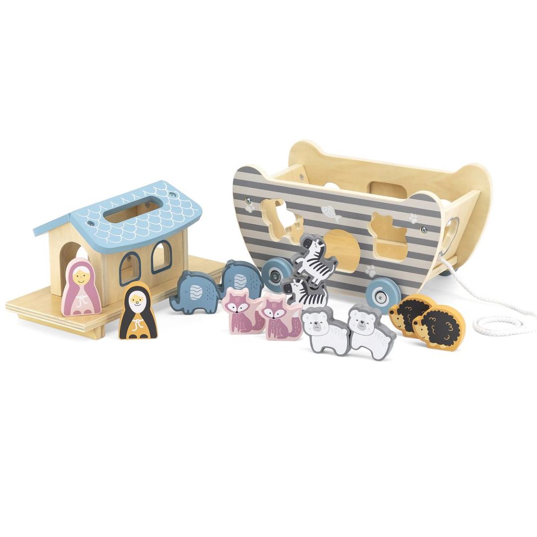 Polar B Noah's Ark Wooden Shape Sorter