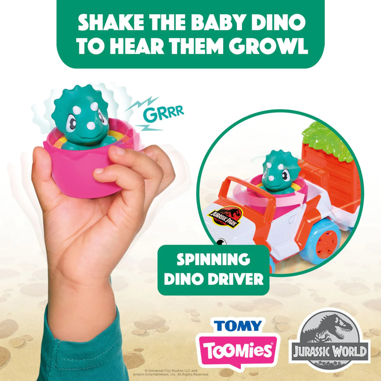 Toomies Jurassic World Adventure Bundle: Dino Rescue Ranger & Spin & Hatch Dino Eggs 2024.09.12