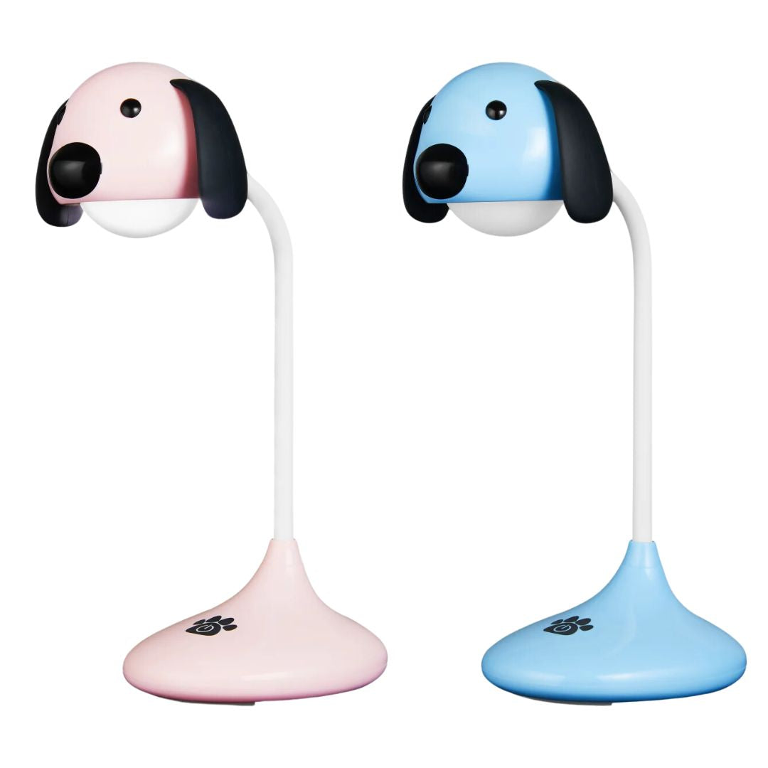 Lumo Neon series LED Desk Lamp - Blue/Pink Dog