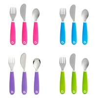 Thumbnail for Munchkin Splash Toddler Fork-Knife-Spoon