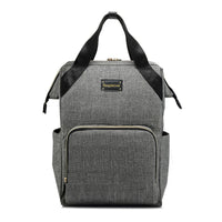 Thumbnail for Nappy Bag - Oxford Backpack - Grey