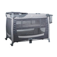 Thumbnail for Deluxe Co-Sleeper Camp Cot with Changer and Side Storage