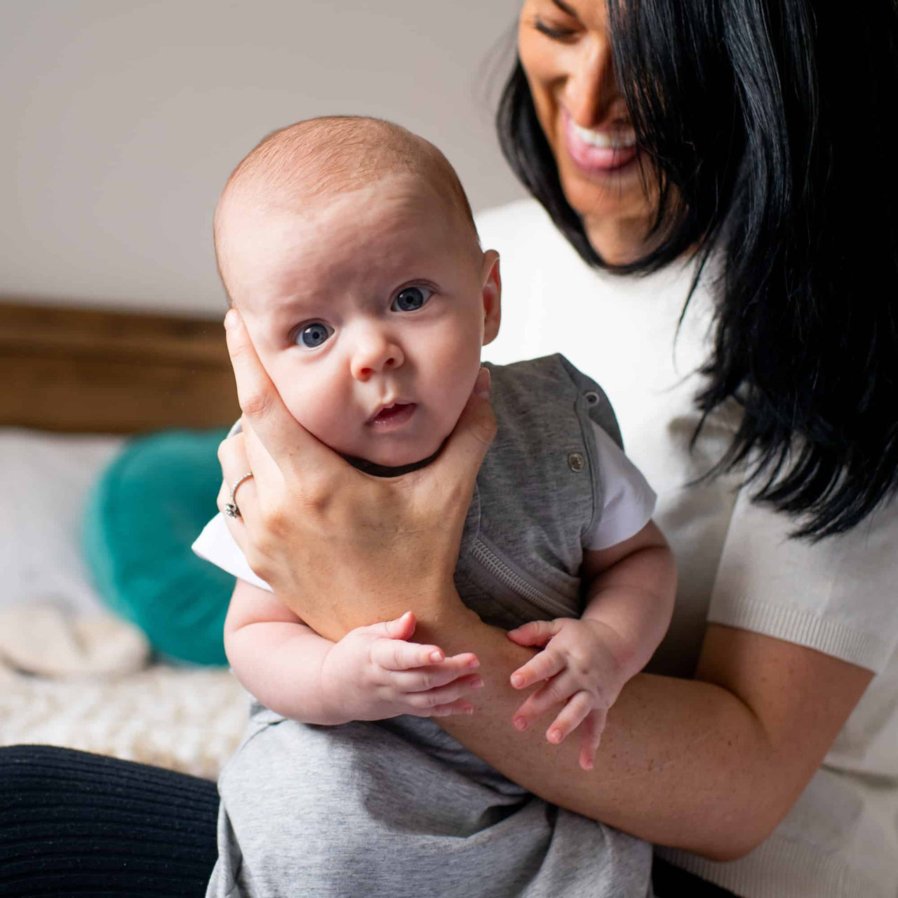 Oatmeal/Grey Marl/Blush GroBag Swaddlebag