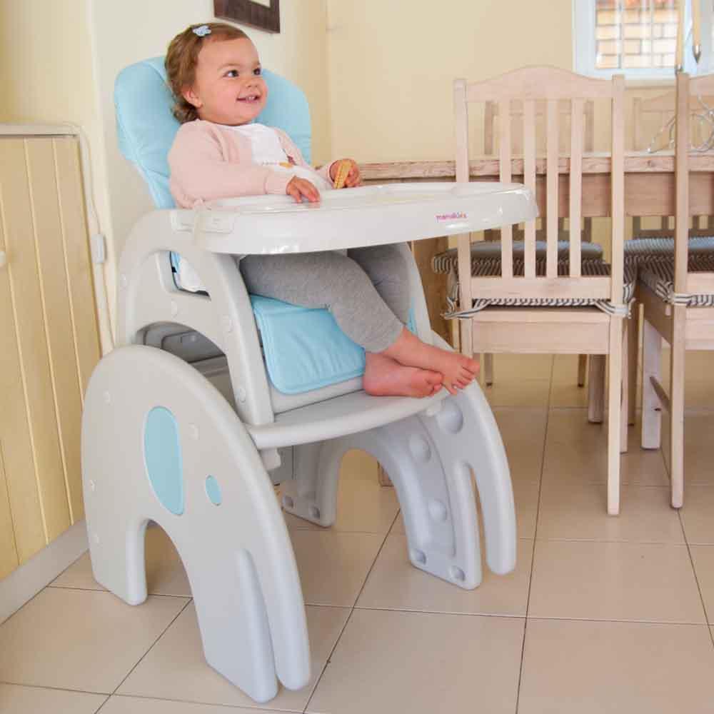 2-in-1 Feeding Chair - Ellie Blue