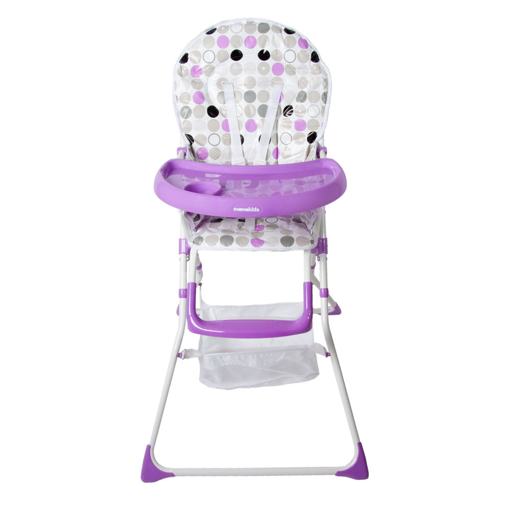 Nibble Light Feeding Chair - Purple Dot