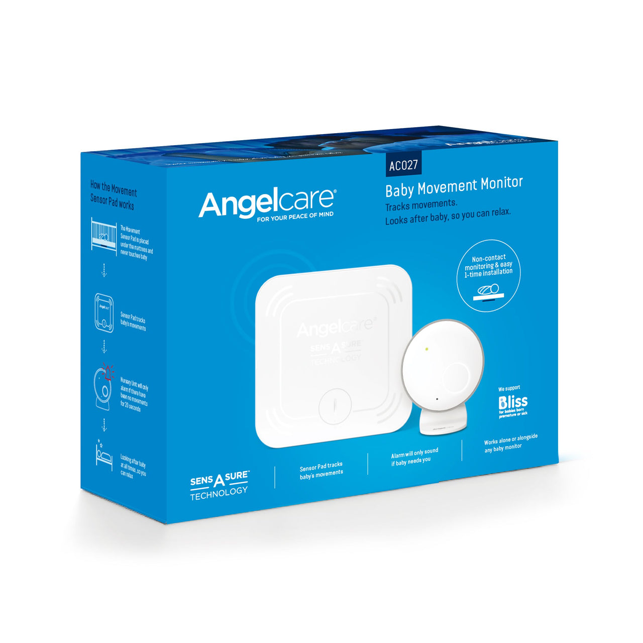 ANGELCARE AC027 - Movement (Only) Add-on Monitor/for Twins