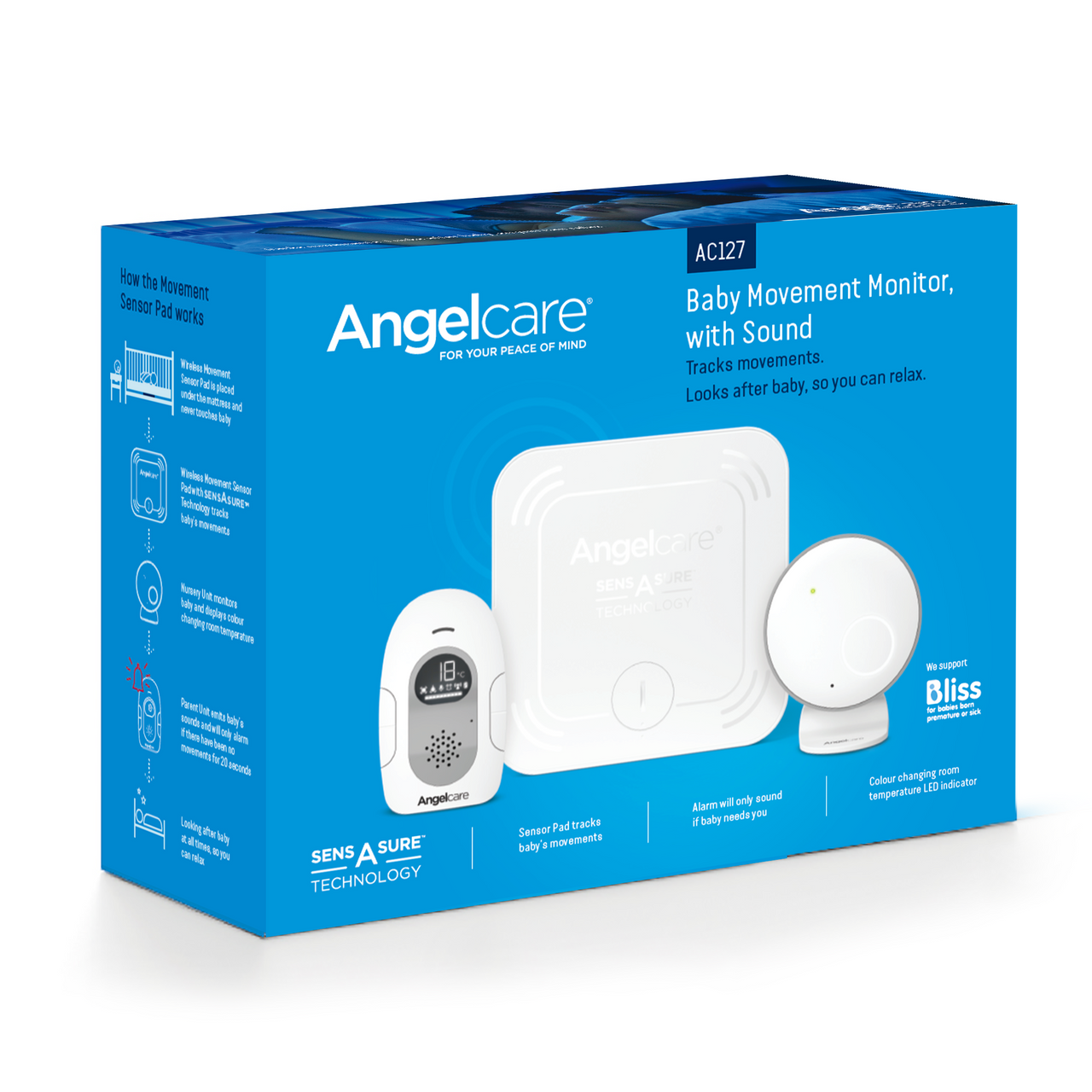 Angelcare AC127 Movement & Sound Monitor