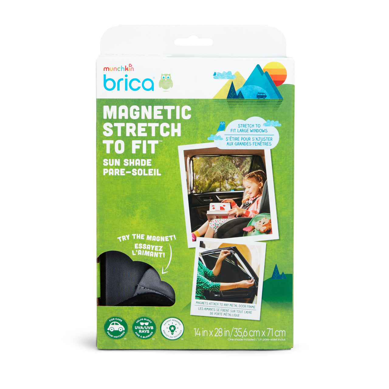 Munchkin Brica Magnetic Stretch to Fit Sun Shade