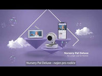 Nursery Pal Deluxe Touch Screen 5” Smart HD Baby Monitor with Touch Screen Viewer and Portable Camera