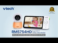 VTech - RM5754 Smart Wi-Fi Video Monitor with Night Light