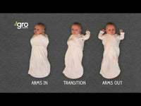 Oatmeal/Grey Marl/Blush GroBag Swaddlebag