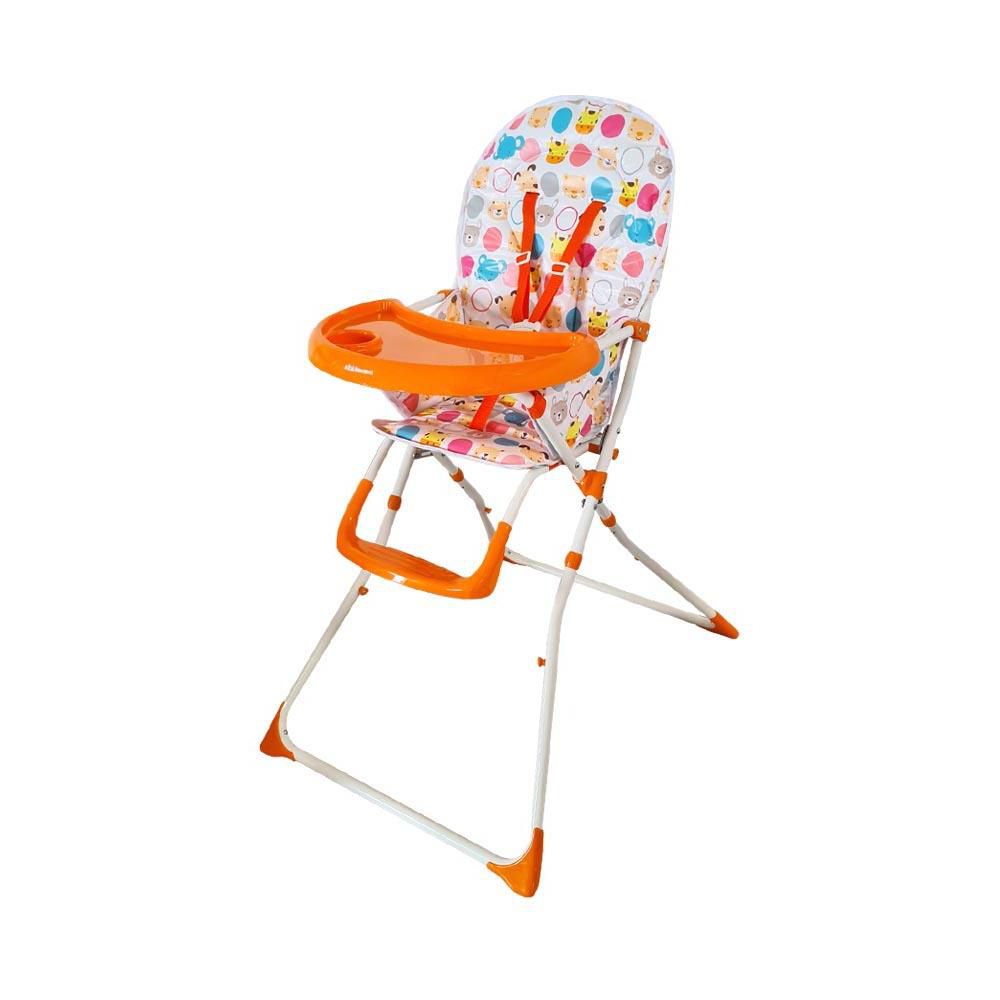 Nibble Light Feeding Chair - Orange Dot