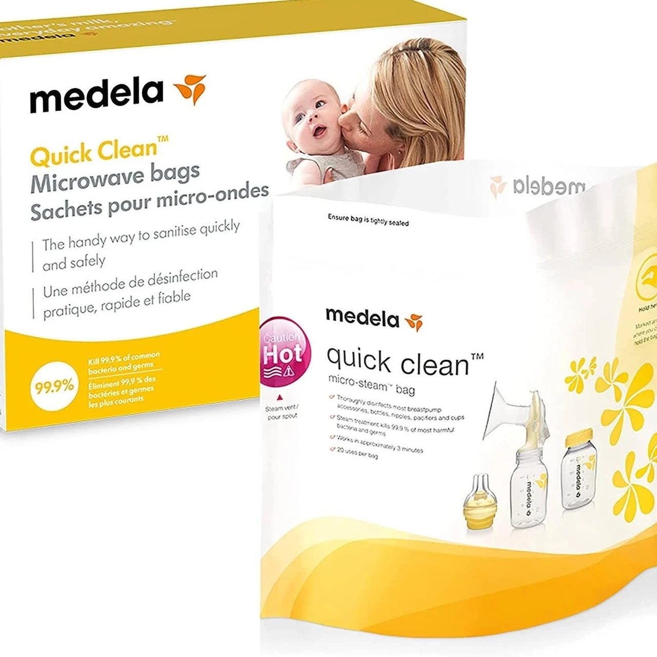 Medela Quick Clean Microwave Bags - 5pc