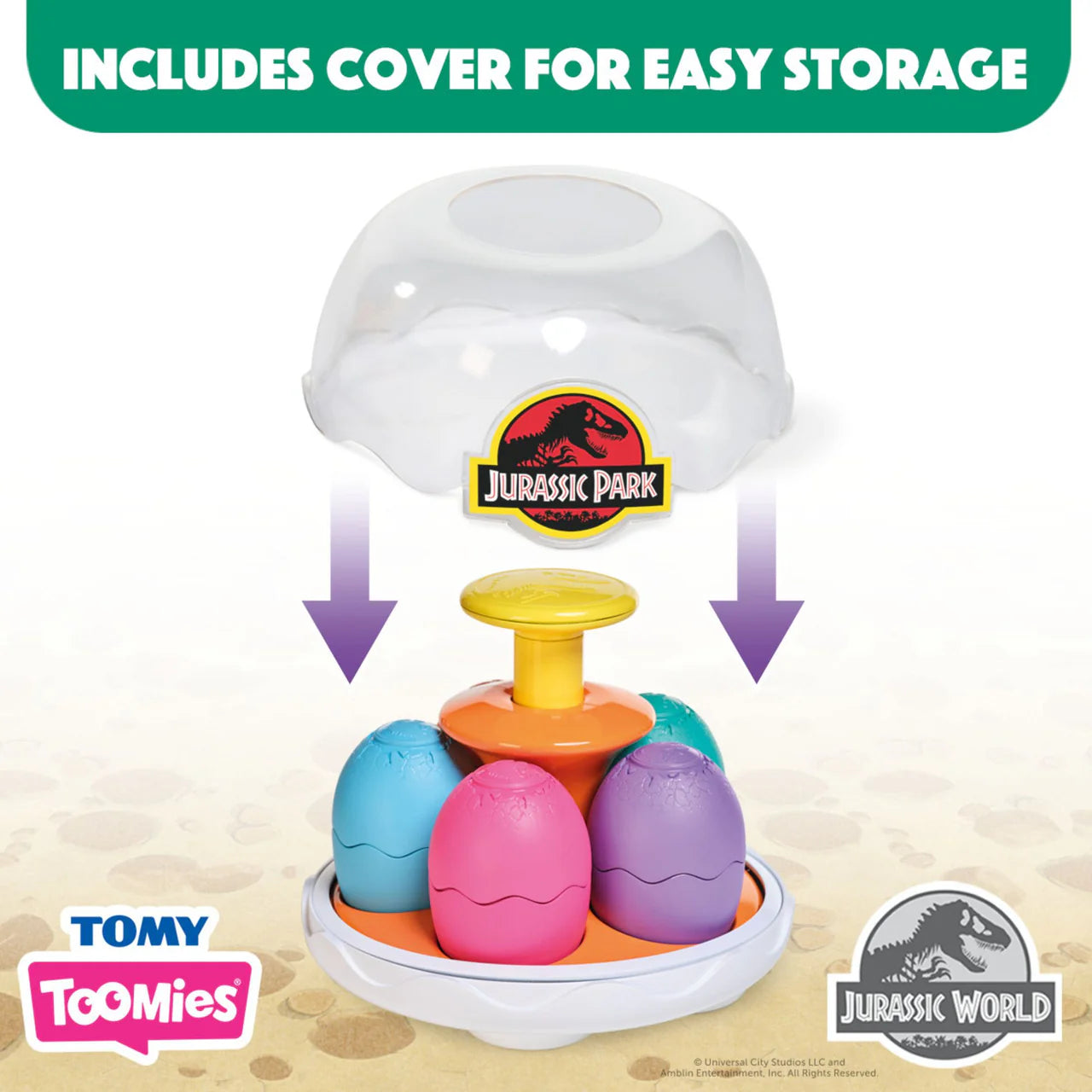 Toomies Jurassic World Adventure Bundle: Dino Rescue Ranger & Spin & Hatch Dino Eggs 2024.09.12