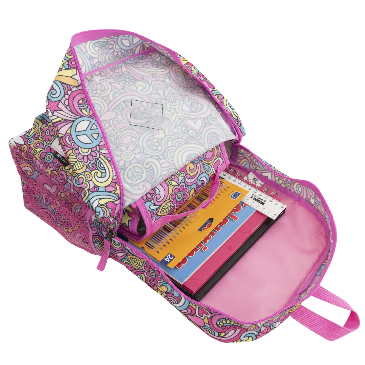 Quest Hippie 4 Piece BTS Backpack Combo - Pink