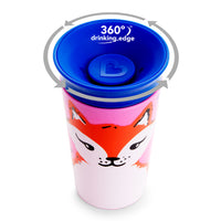 Thumbnail for Munchkin Miracle 360 Sippy Cup- Wild Love Fox