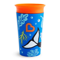 Thumbnail for Munchkin Miracle 360 Sippy Cup - Wild Love Orca