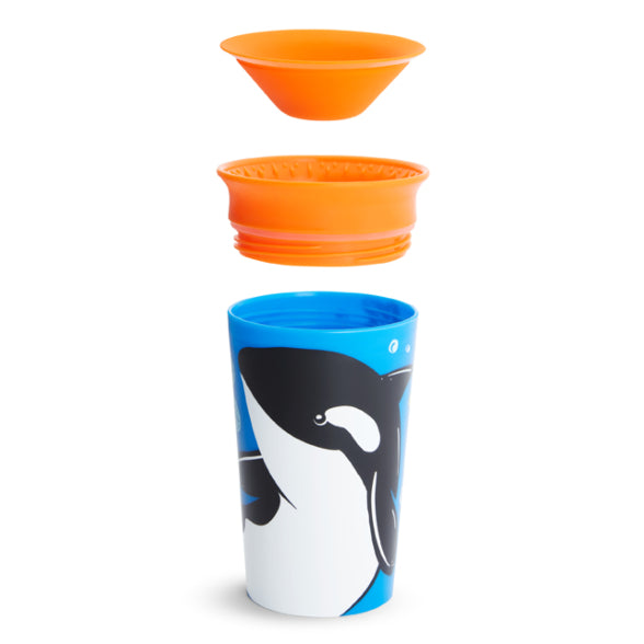 Munchkin Miracle 360 Sippy Cup - Wild Love Orca