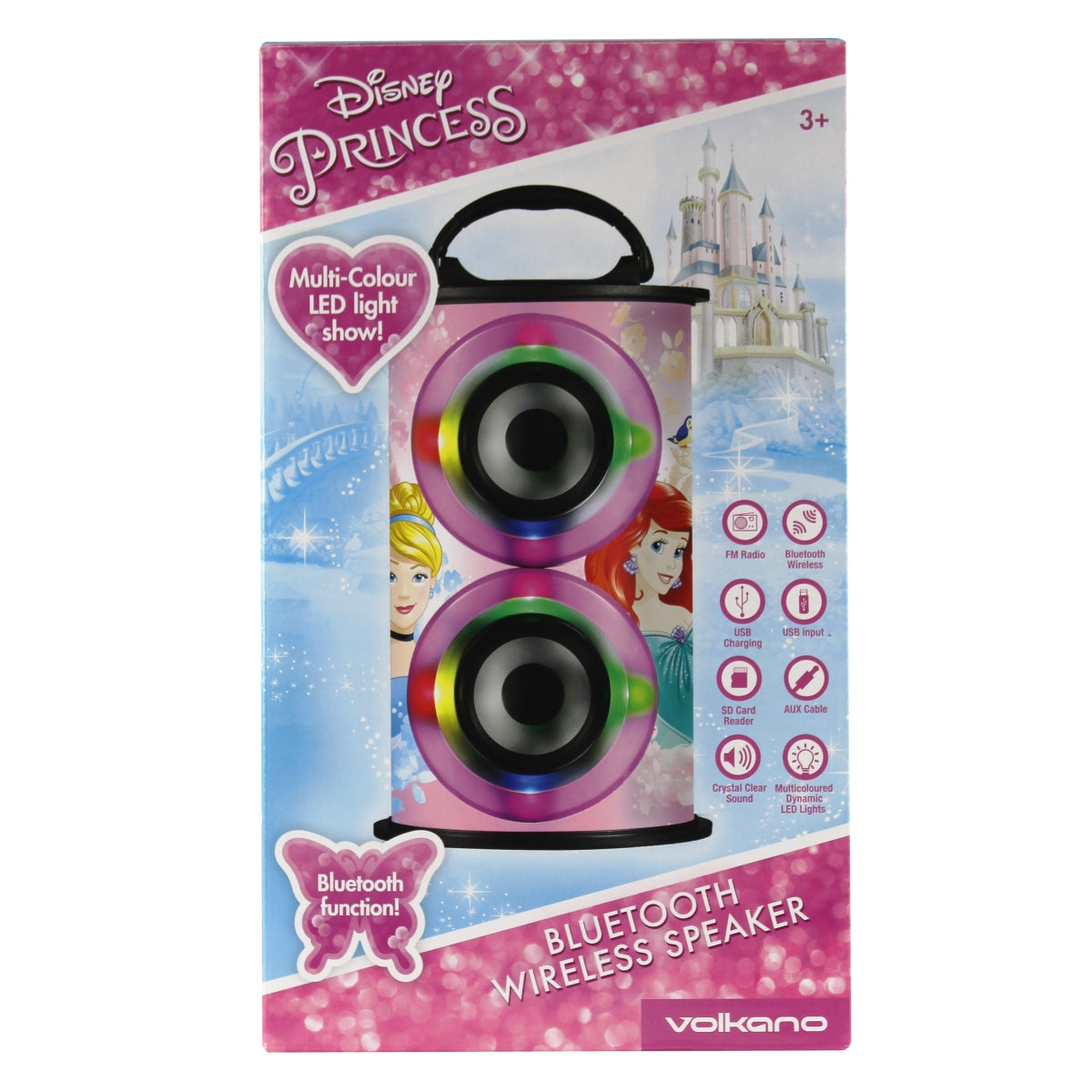 Disney Barrel Bluetooth Speaker - Princesses
