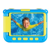 Thumbnail for Volkano Kids Funtime 2.0 series Waterproof Camera with 180° Rotatable Screen - Blue