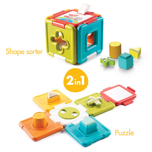 2-in-1 Shape Sorter Puzzle