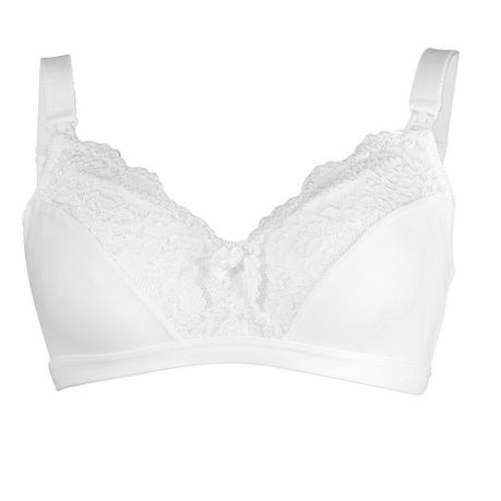 Carriwell Lace Drop Cup Bra - White