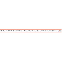 Thumbnail for Wall Frieze - Letter Formation Uppercase Print